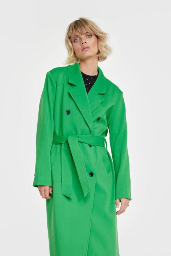 Long trench coat green | Alix the label