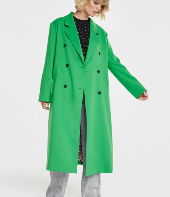 Long trench coat green | Alix the label
