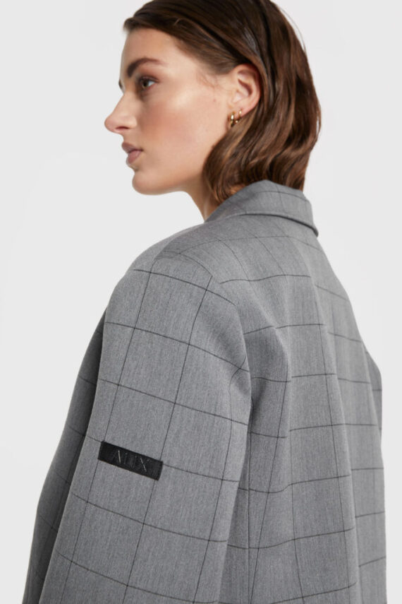 Oversized check blazer | Alix the label