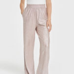 Structured silver pants | Alix the label