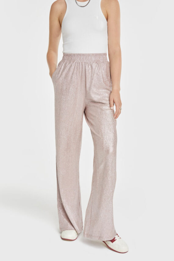 Structured silver pants Alix the label