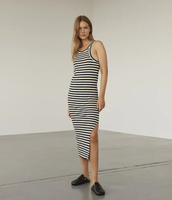 Dress black striped | Sofie Schnoor