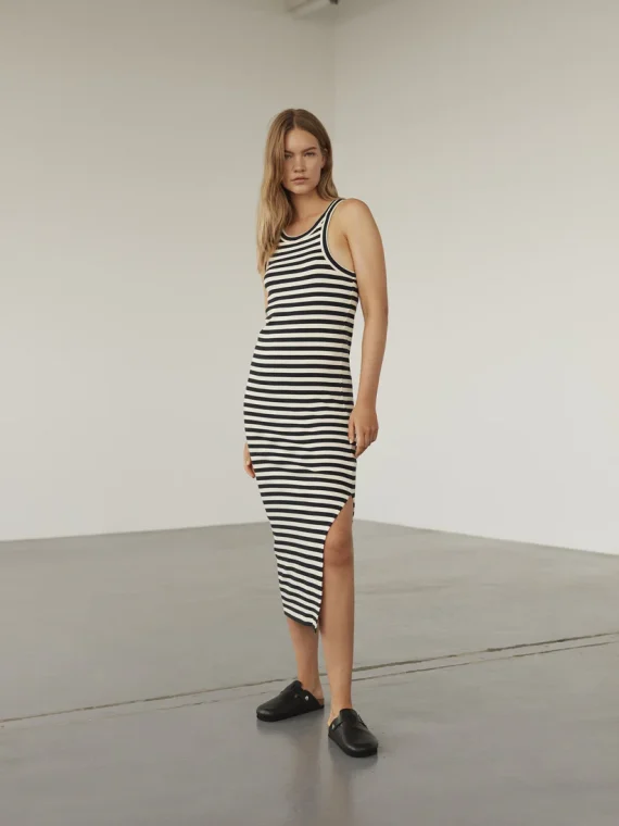 Dress black striped | Sofie Schnoor