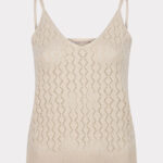 Singlet ajour ecru | Esqualo