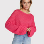 Ajour jumper pink | Alix the label