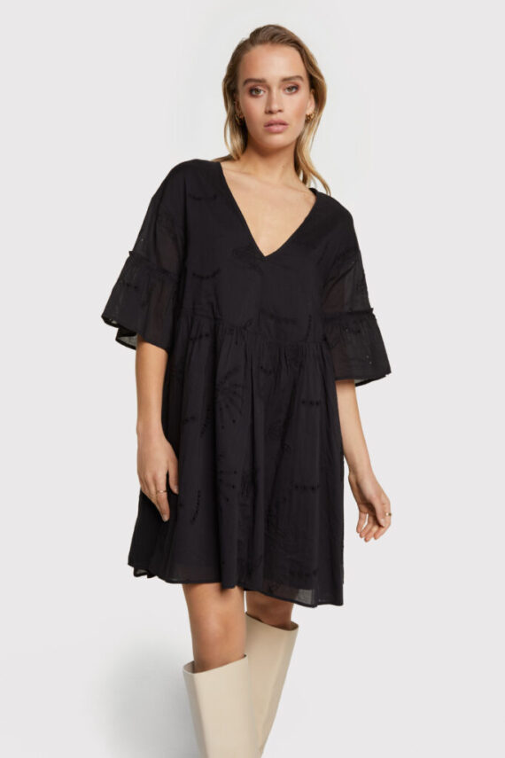 Broderie a-line dress | Alix the label