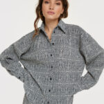 Leopard crinkle blouse | Alix the label