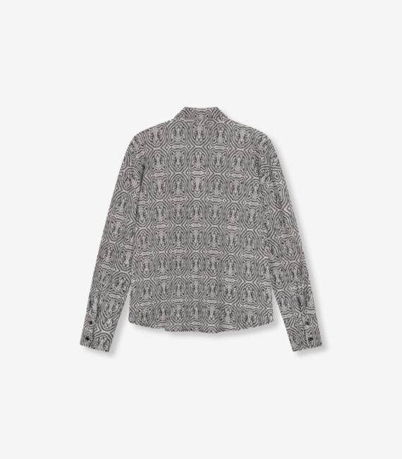 Leopard crinkle blouse | Alix the label