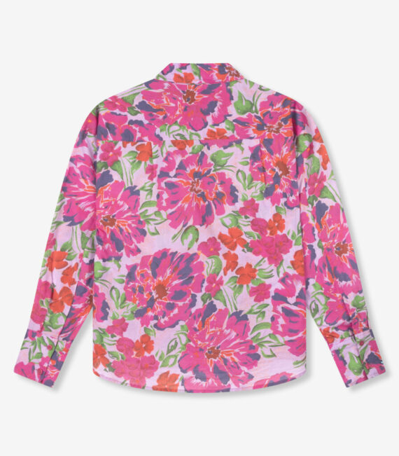 Painted flower broderie blouse | Alix the label