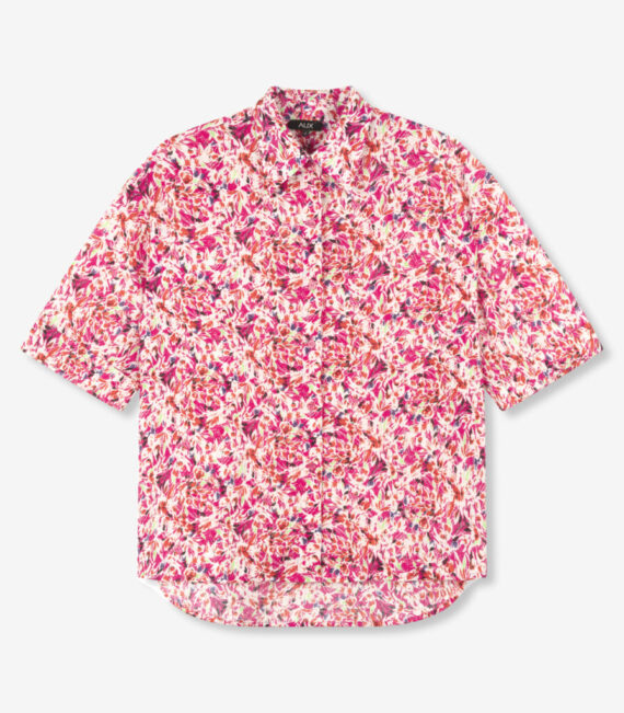Small flower short sleeve blouse | Alix the label