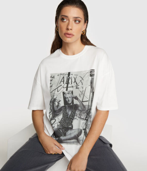 Collage t-shirt white | Alix the label
