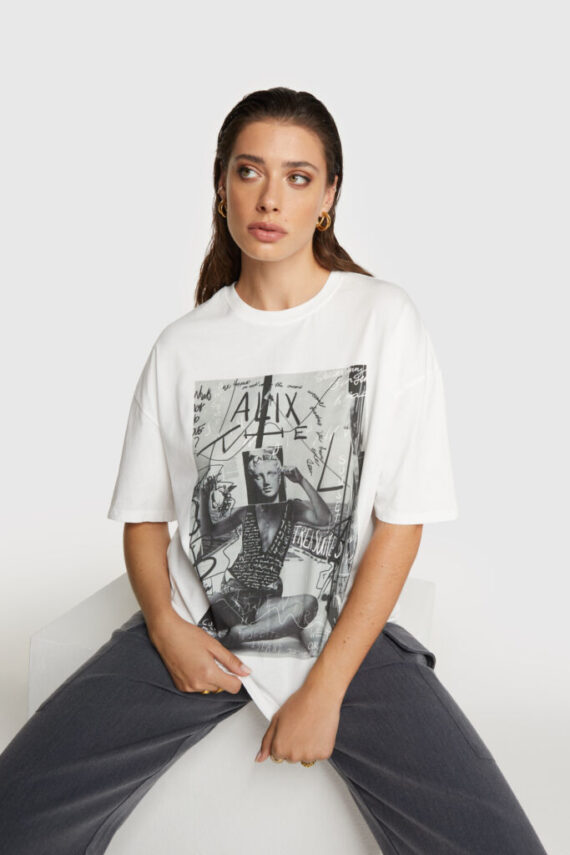 Collage t-shirt white | Alix the label