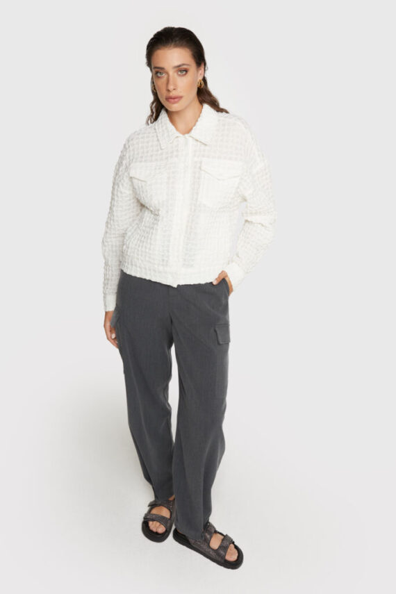 Seersucker jacket | Alix the label