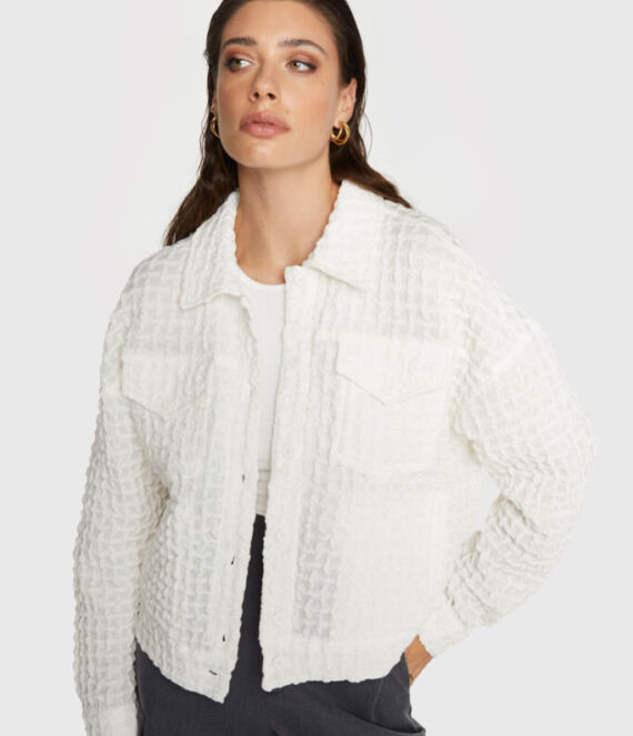 Seersucker jacket | Alix the label