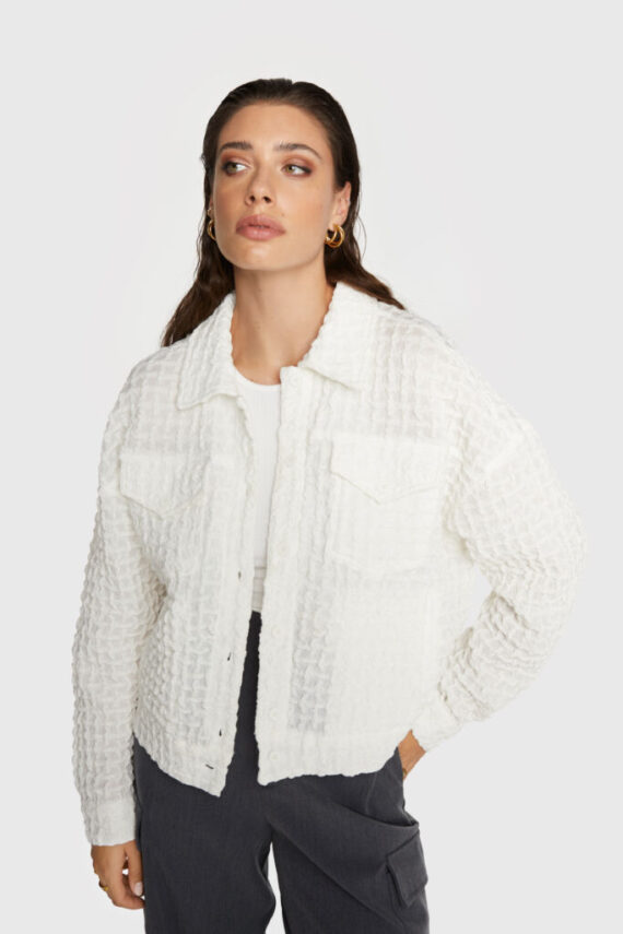 Seersucker jacket | Alix the label