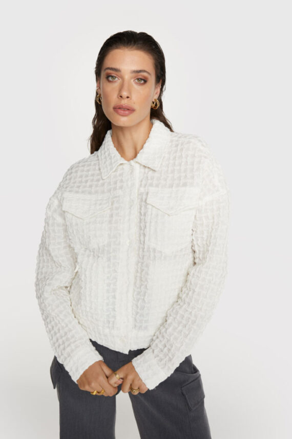 Seersucker jacket | Alix the label