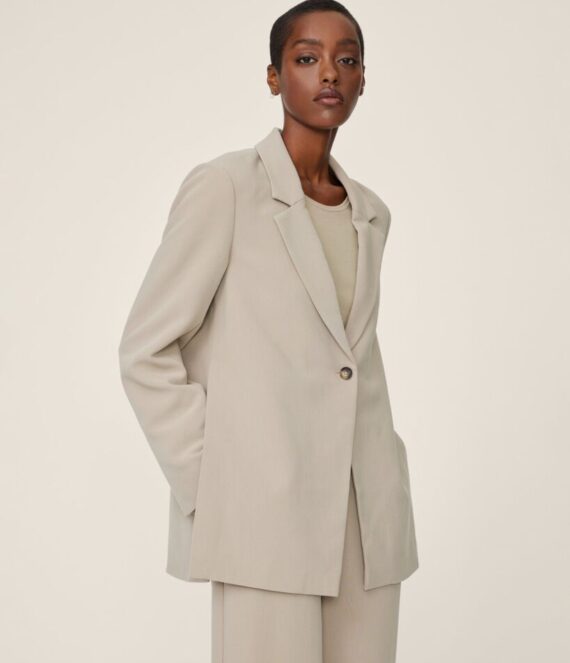 Mschbarbine slit blazer | Moss copenhagen