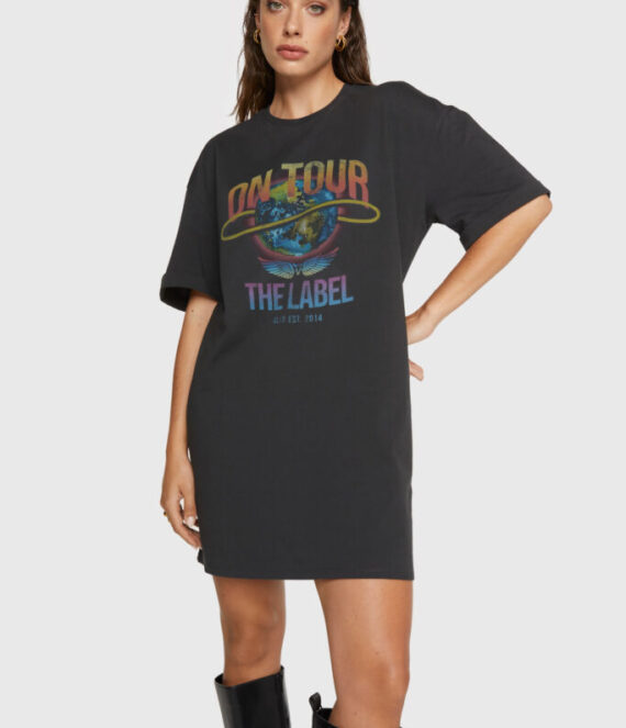 On Tour T Shirt Dress Alix The Label