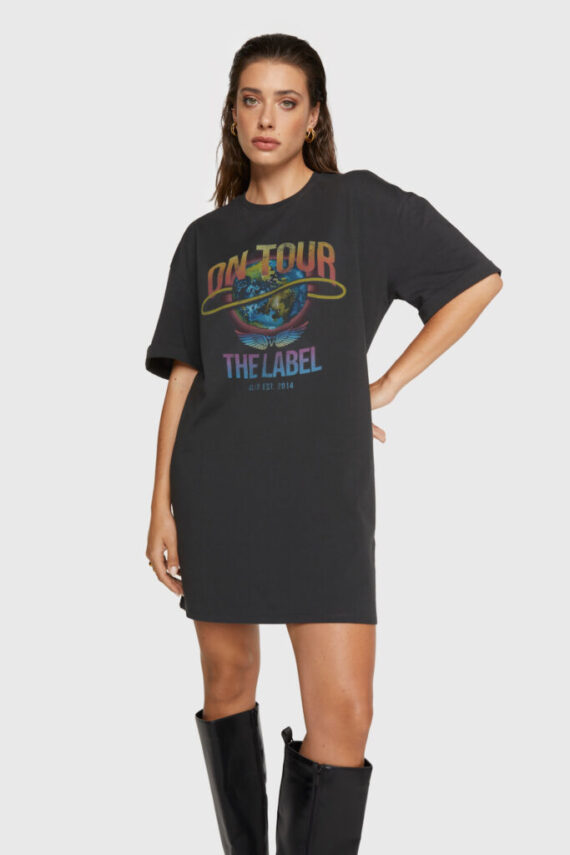 On Tour T Shirt Dress Alix The Label