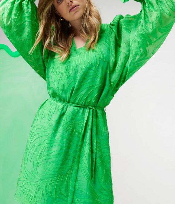 Xeni-V jurk licht groen | Freebird