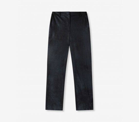 Foil printed pants black Alix the label - Afbeelding 3