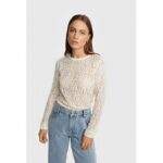 Fitted lace top cream | Alix the label