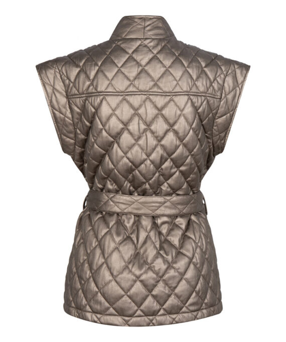 Gilet padded pu gold | Esqualo