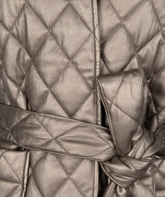 Gilet padded pu gold | Esqualo