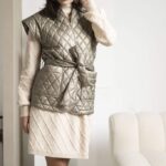 Gilet padded pu gold | Esqualo