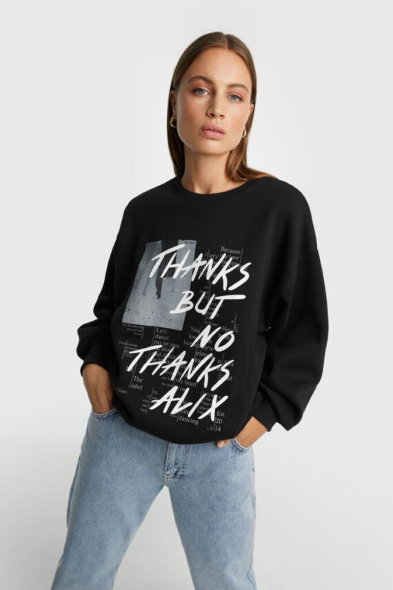 No thanks sweater | Alix the label