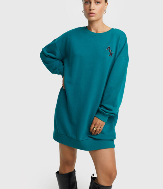 Oversized sweater petrol | Alix the label