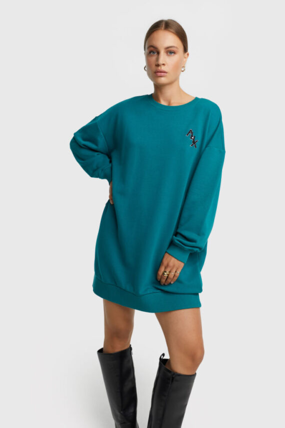 Oversized sweater petrol | Alix the label