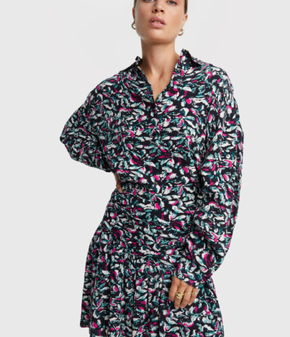 Sketchy flower blouse | Alix the label