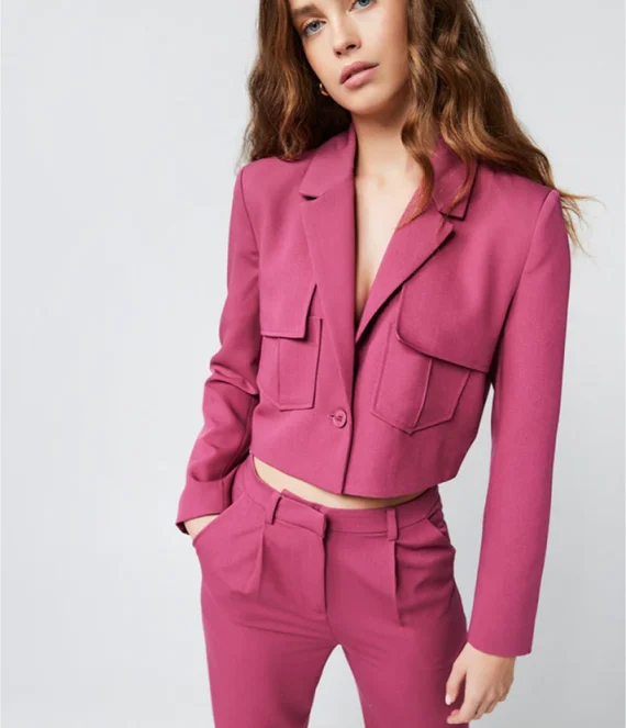 Xanne blazer roze | Freebird