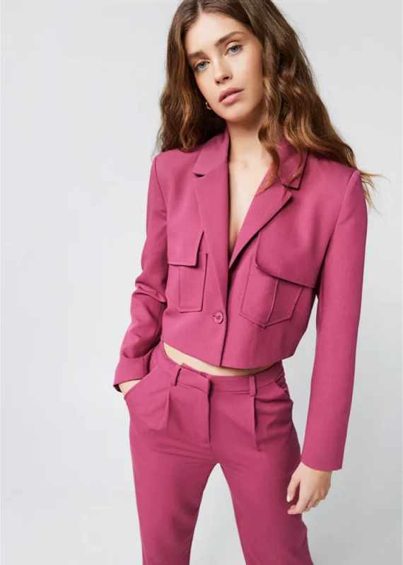 Xanne blazer roze | Freebird