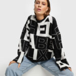 black white pullover | Alix the label