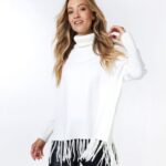 Sweater col fringes | Esqualo