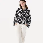 Marcy graphic blouse | Another Label