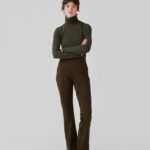 Tanny flare pants deep pine | Modstrom