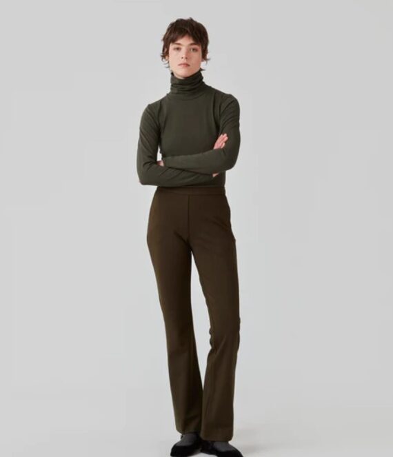 Tanny flare pants deep pine | Modstrom