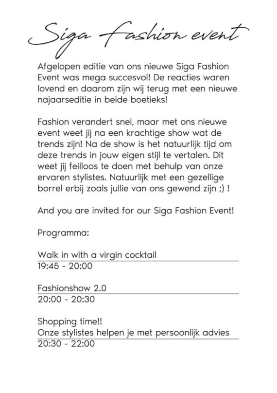 Siga Fashion Event 2023