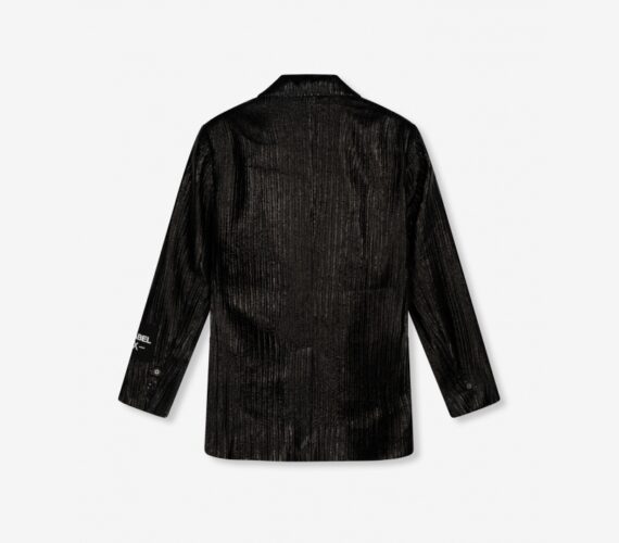 Woven shiny rib blazer | Alix the label
