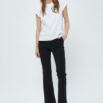 Carma flared pants zwart | Minus