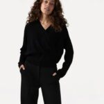 Len knitted pull black Another label
