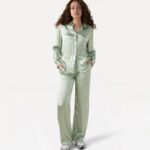 Minou pants smoke green Another label