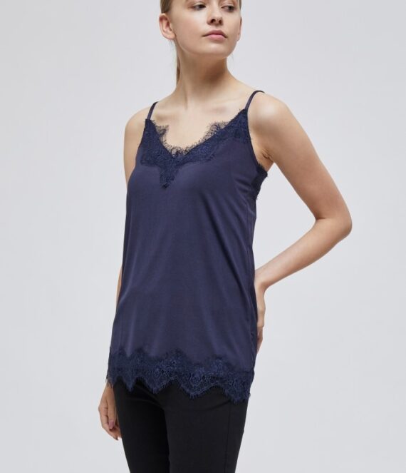 Asa top blauw Minus