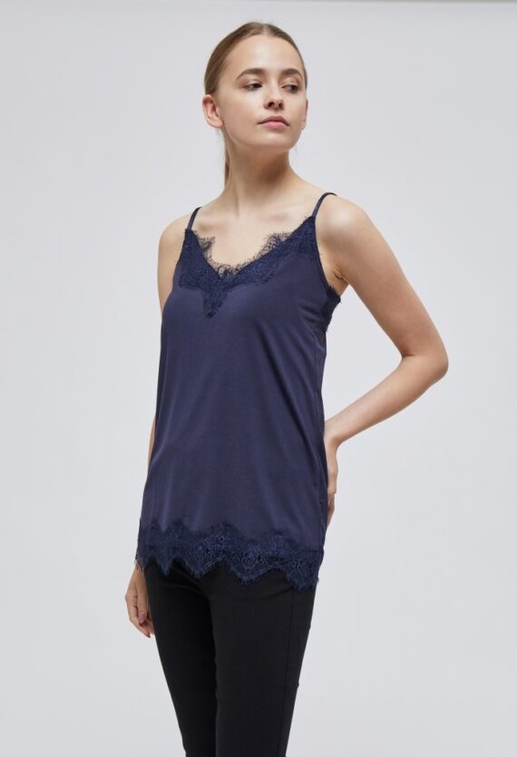 Asa top blauw Minus