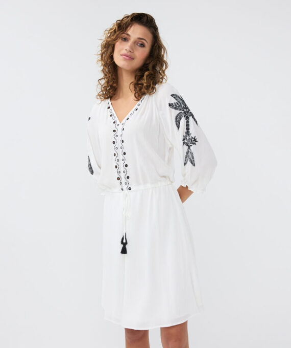 Dress raglan embroidery Esqualo