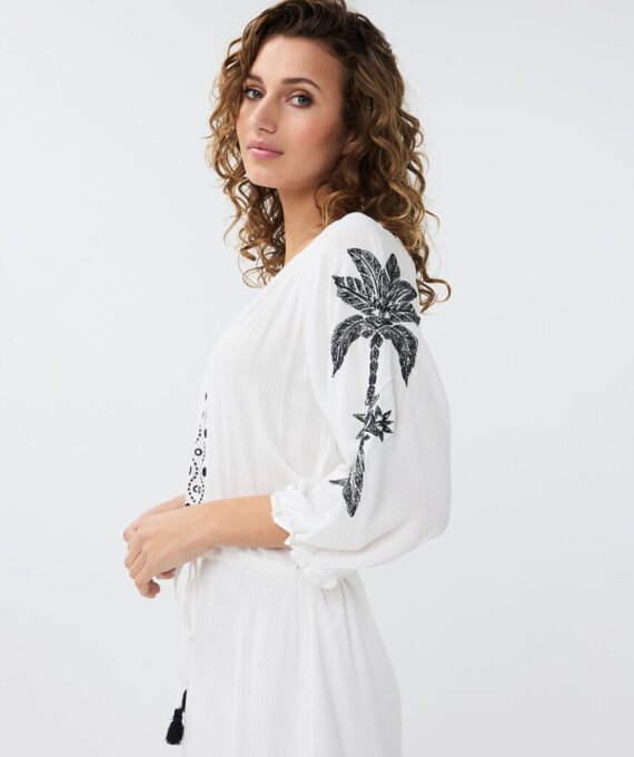 Dress raglan embroidery Esqualo