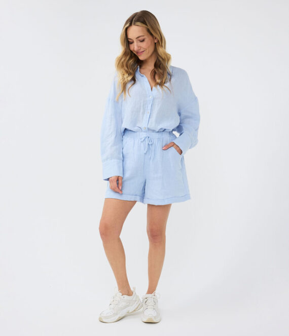 Shorts linen blue Esqualo